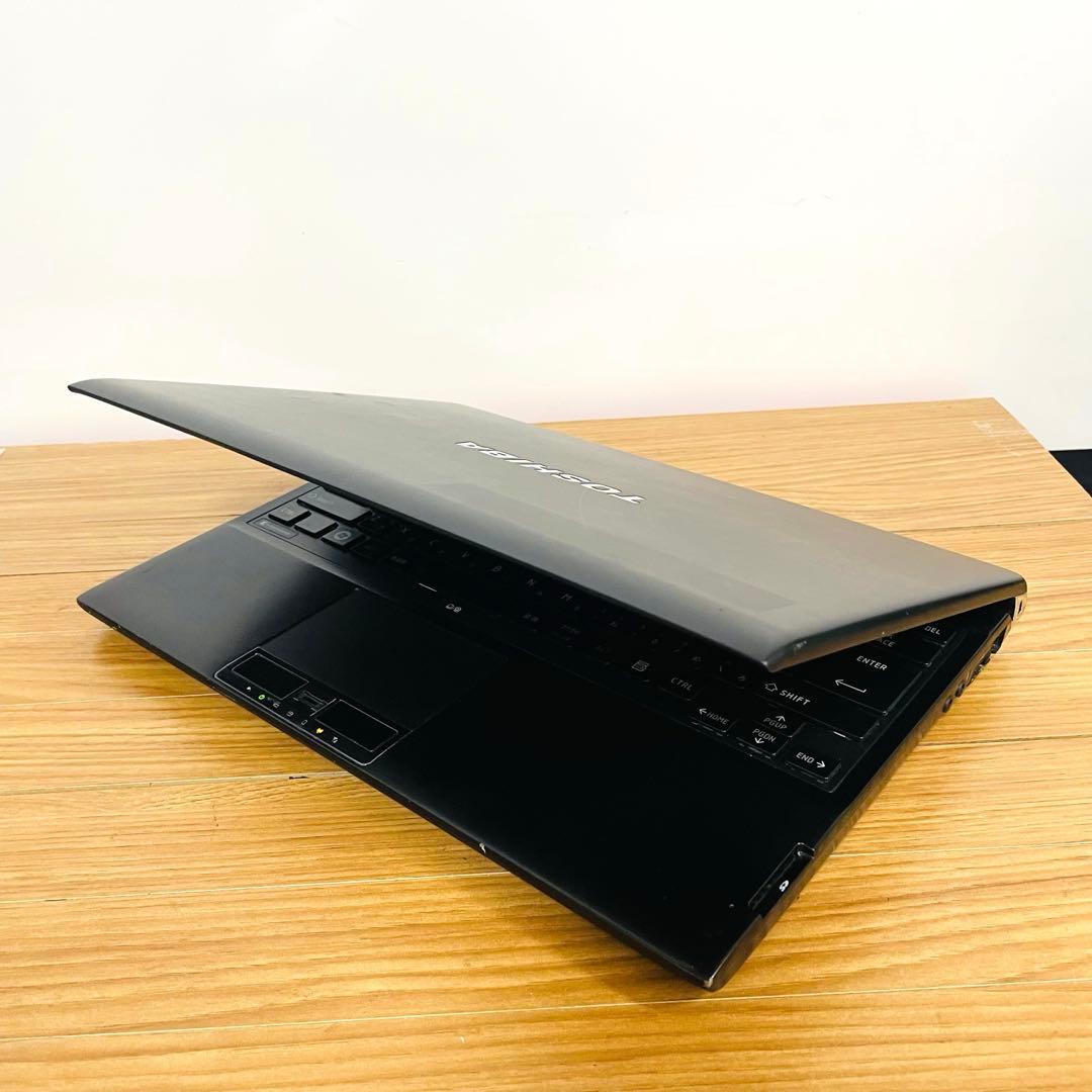 爆安ブラック東芝ノートPC SSDメモリ8ギガwin11 オフィス