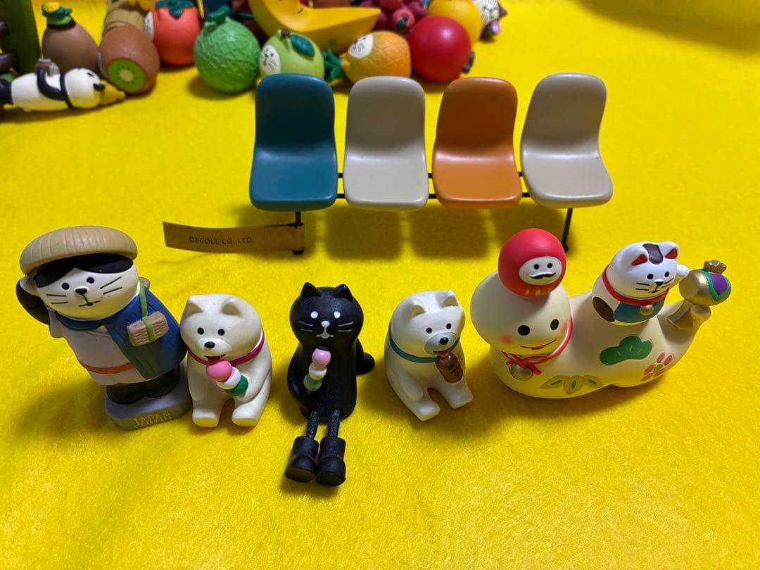 コンコンブル　三猿　ポジティブ三猿　イチョウ　もみじ　朝顔等　38点＋おまけ3点