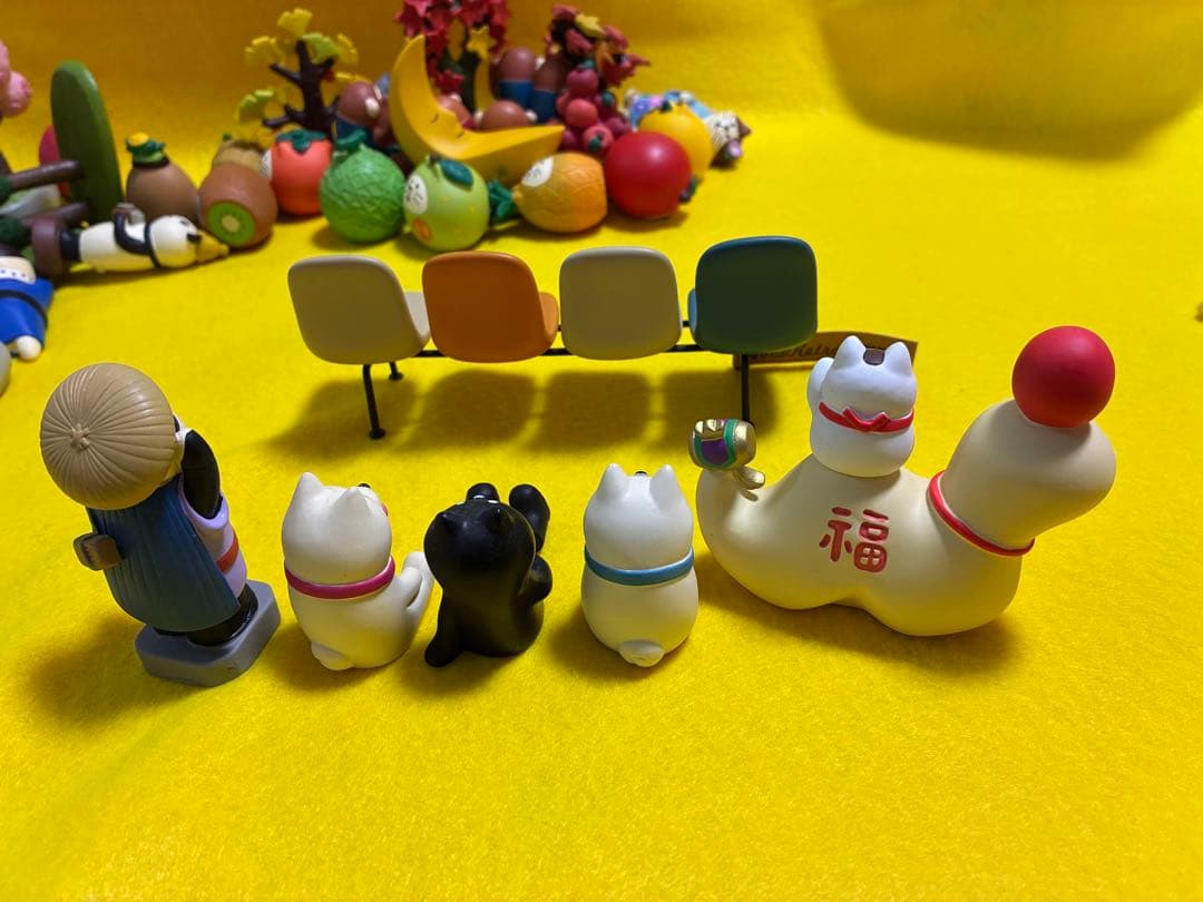 コンコンブル　三猿　ポジティブ三猿　イチョウ　もみじ　朝顔等　38点＋おまけ3点