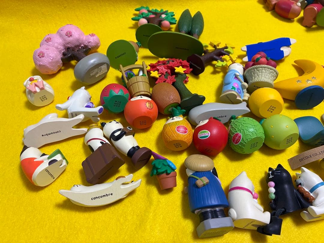 コンコンブル　三猿　ポジティブ三猿　イチョウ　もみじ　朝顔等　38点＋おまけ3点