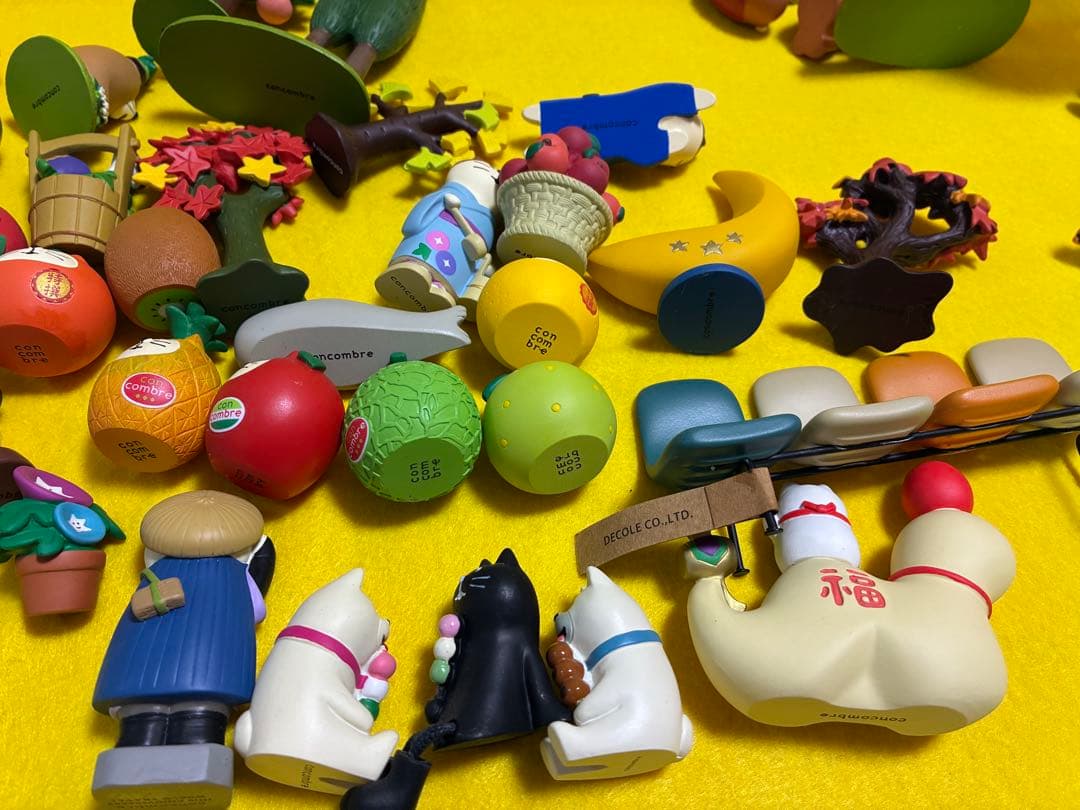 コンコンブル　三猿　ポジティブ三猿　イチョウ　もみじ　朝顔等　38点＋おまけ3点