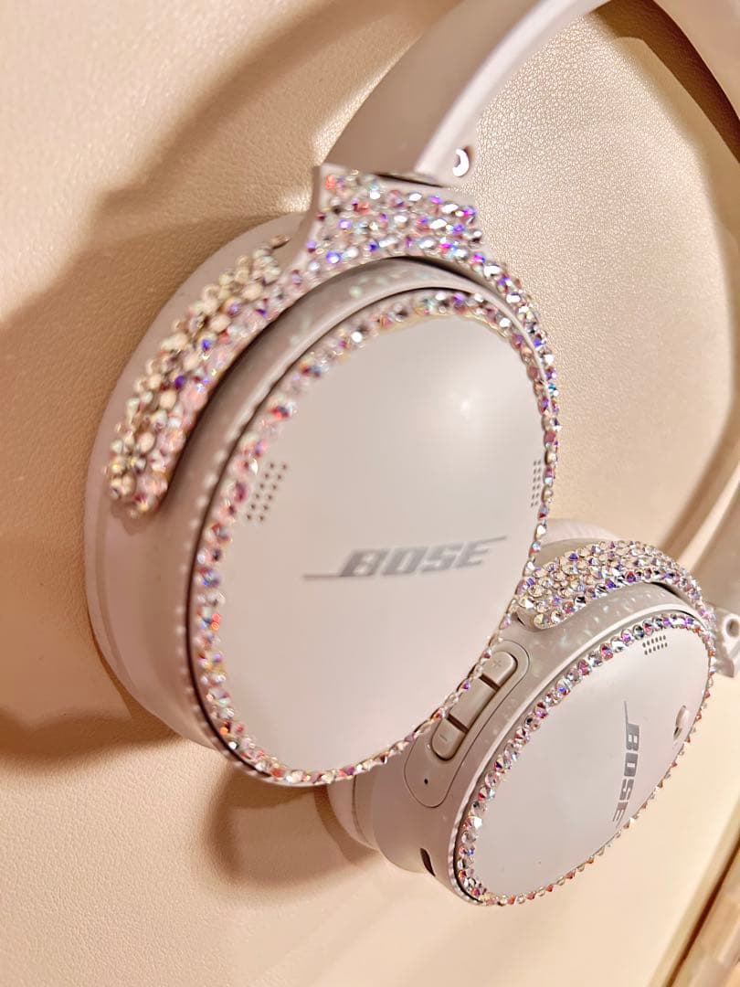 未使用！BOSE QuietComfort45デコヘッドフォンスワロフスキーキラ