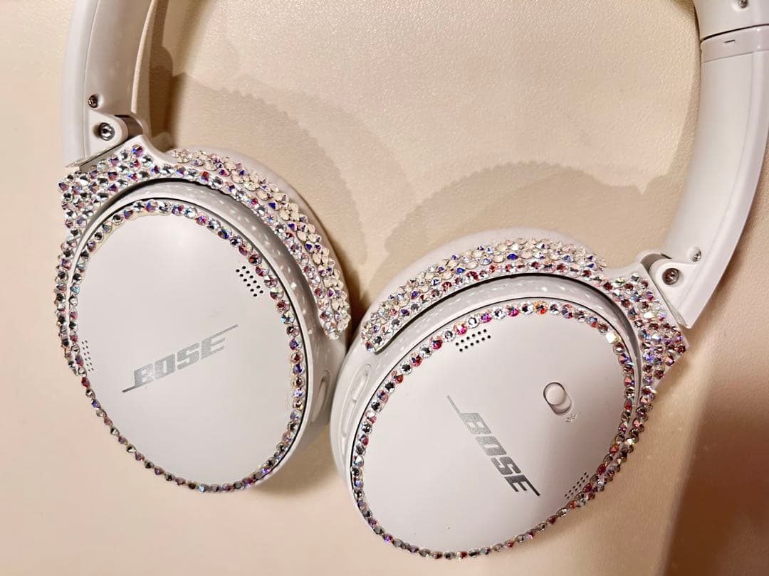 未使用！BOSE QuietComfort45デコヘッドフォンスワロフスキーキラ