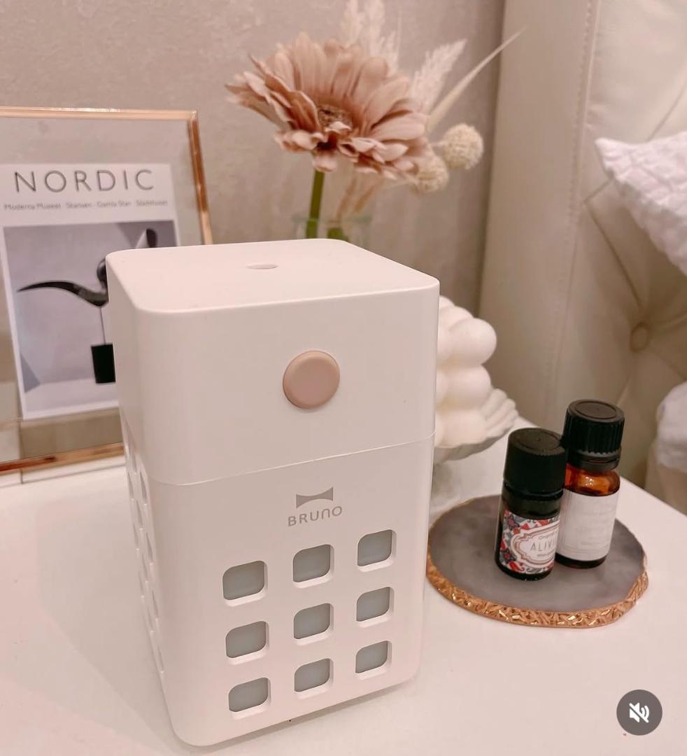 BRUNO ブルーノ 加湿器 超音波式 充電式 卓上 CUBE MIST USb