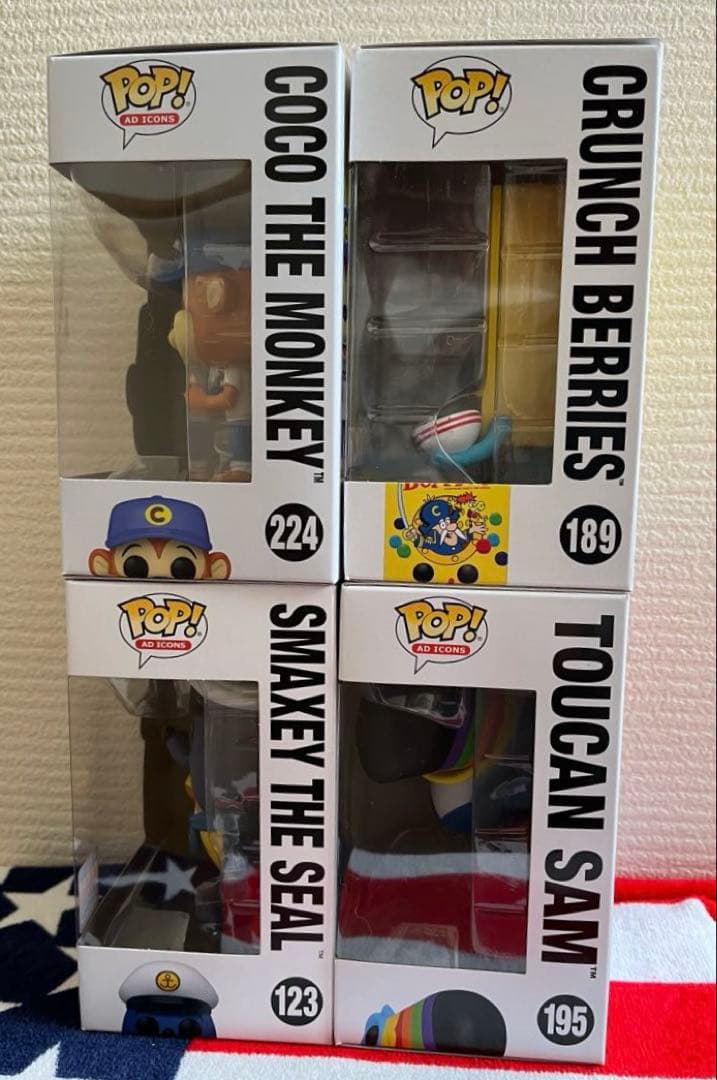 FUNKO POP! ケロッグ　ココ　キャプテンクランチ　トゥカン・サム