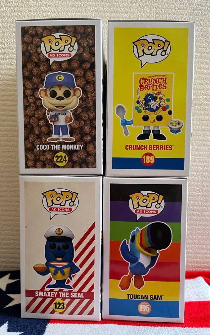 FUNKO POP! ケロッグ　ココ　キャプテンクランチ　トゥカン・サム