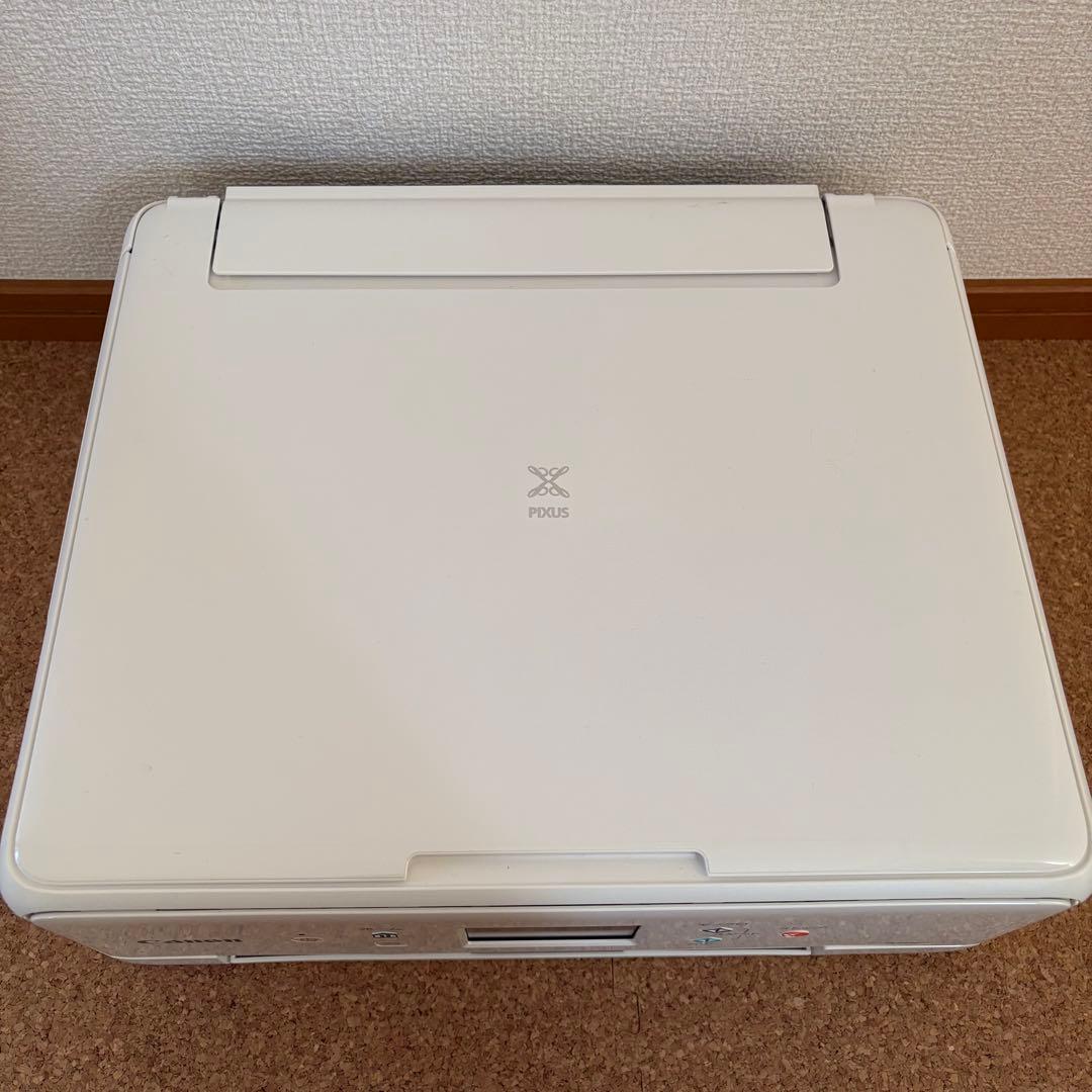 【良品】Canon プリンター 本体 TS6130 ホワイト 新品インク付