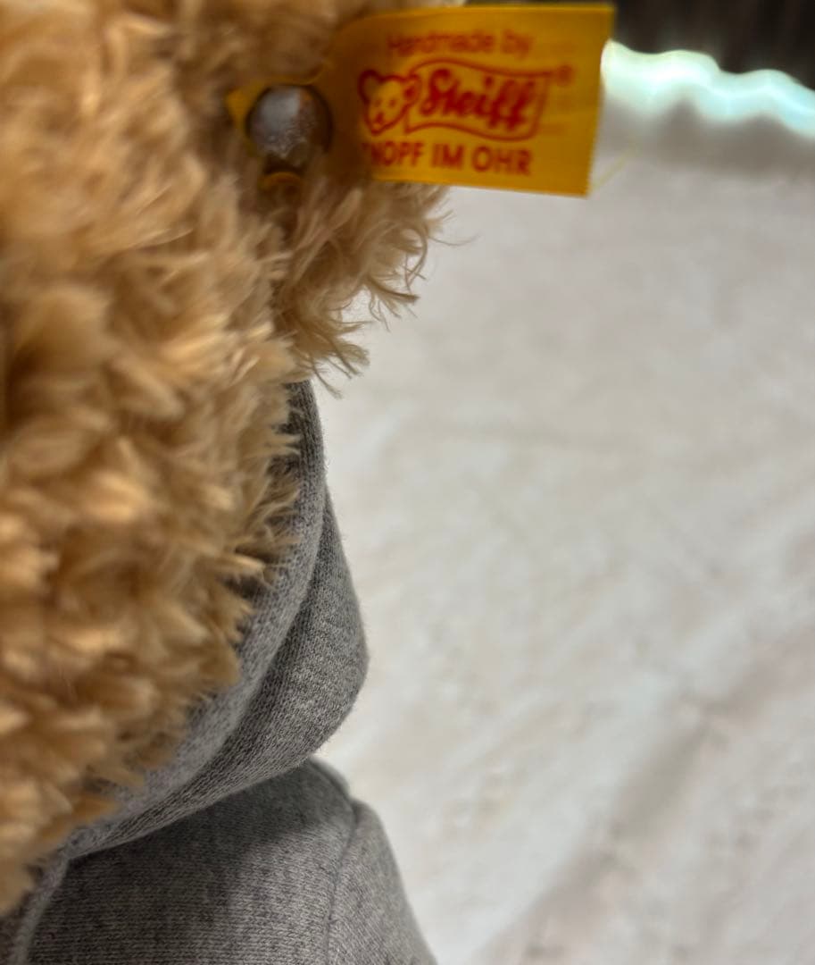週末値下>Steiff Supreme Bear ぬいぐるみ　タグ付き