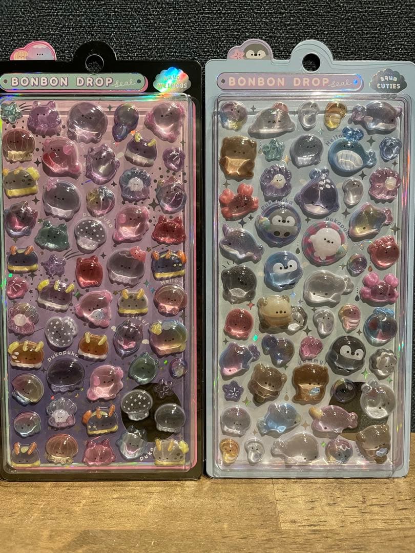 の*あ様 【水族館限定】ボンボンドロップシール4種セット