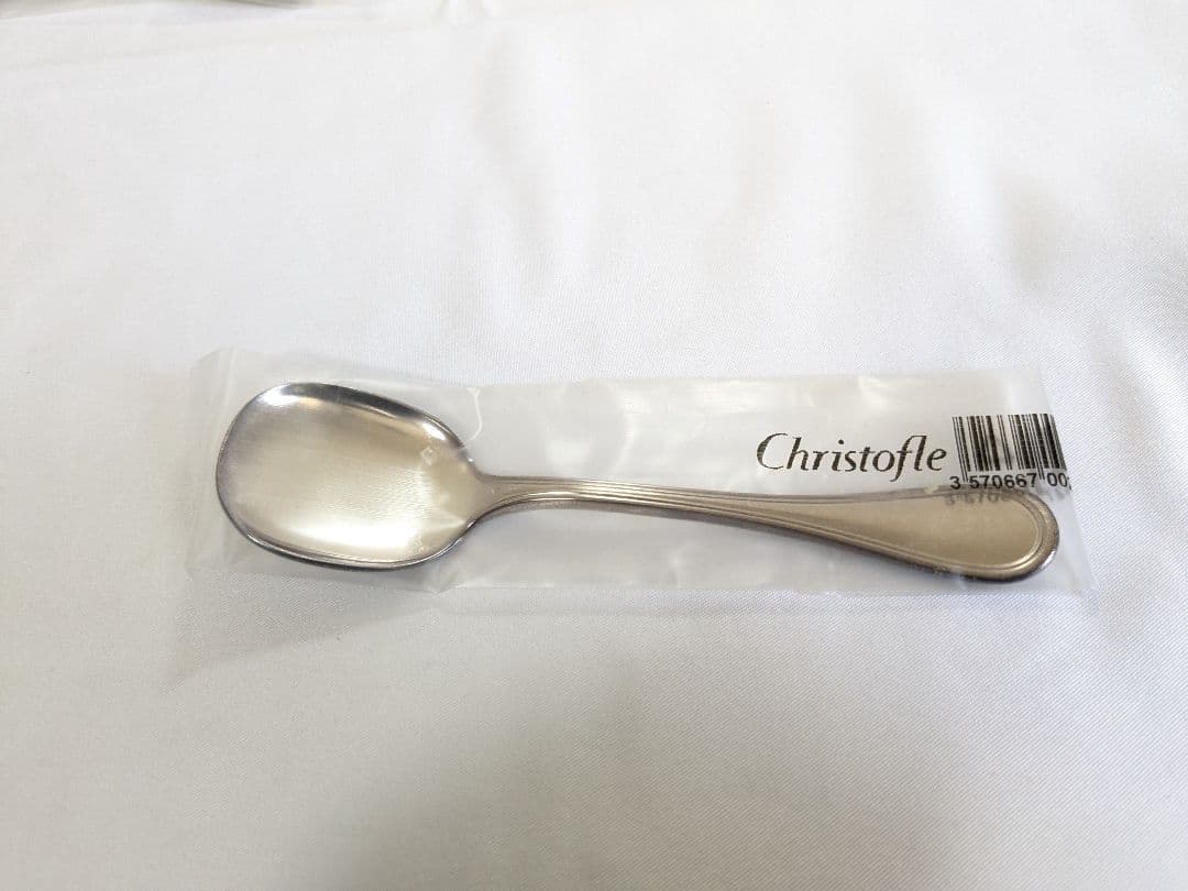 【未使用】 クリストルフ アイスクリームスプーン パール スプーン 3点