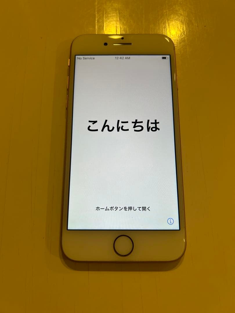 iPhone8 64GB ピンクゴールドSIMフリー バッテリー84% 傷あり