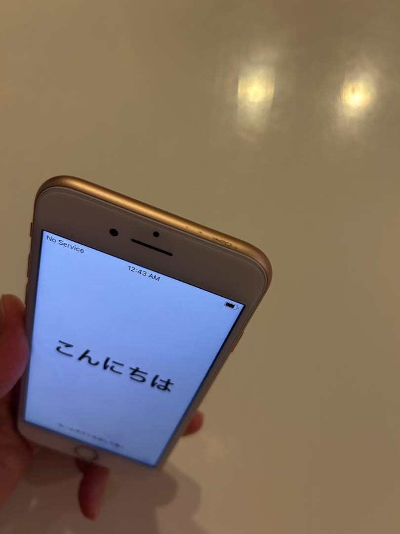 iPhone8 64GB ピンクゴールドSIMフリー バッテリー84% 傷あり