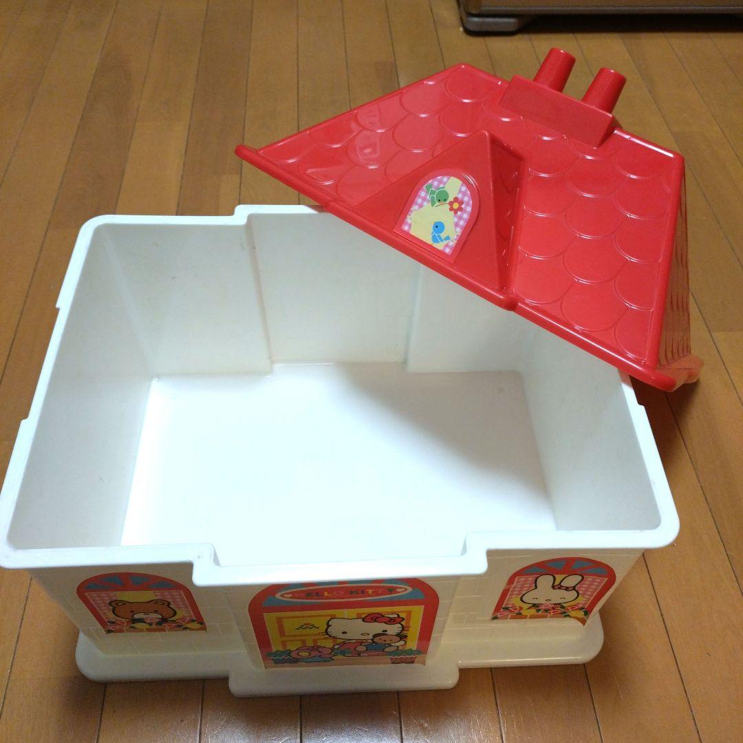 ハローキティ おうち型 収納BOX 収納ケース　インテリア レア レトロ