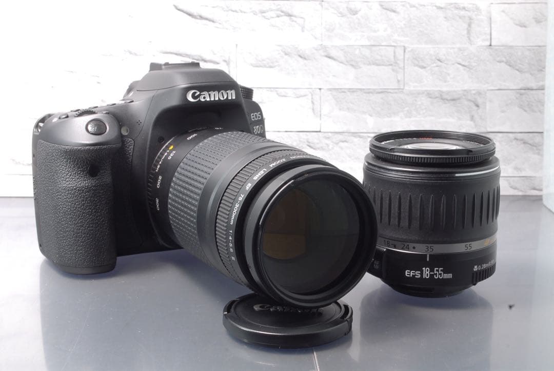 【限定値下げ中】 Canon EOS 80D ダブルレンズキット Wi-Fi搭載