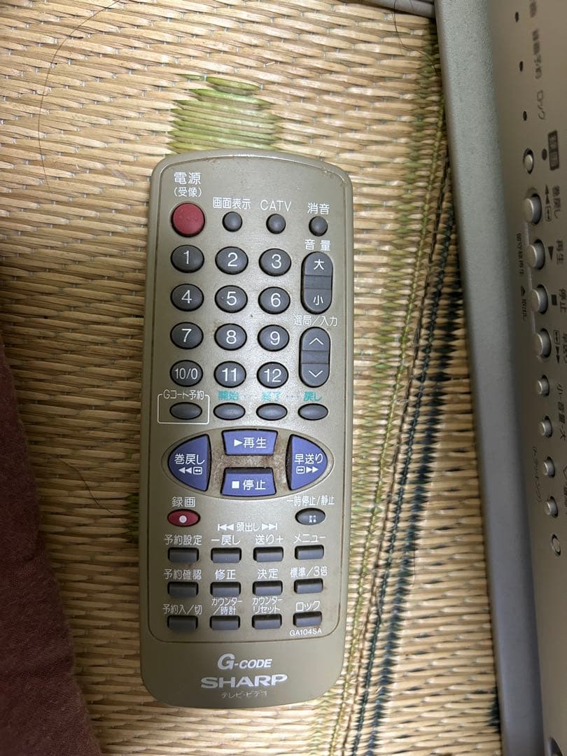 SHARP VT-14GH10 ブラウン管テレビ　テレビデオ