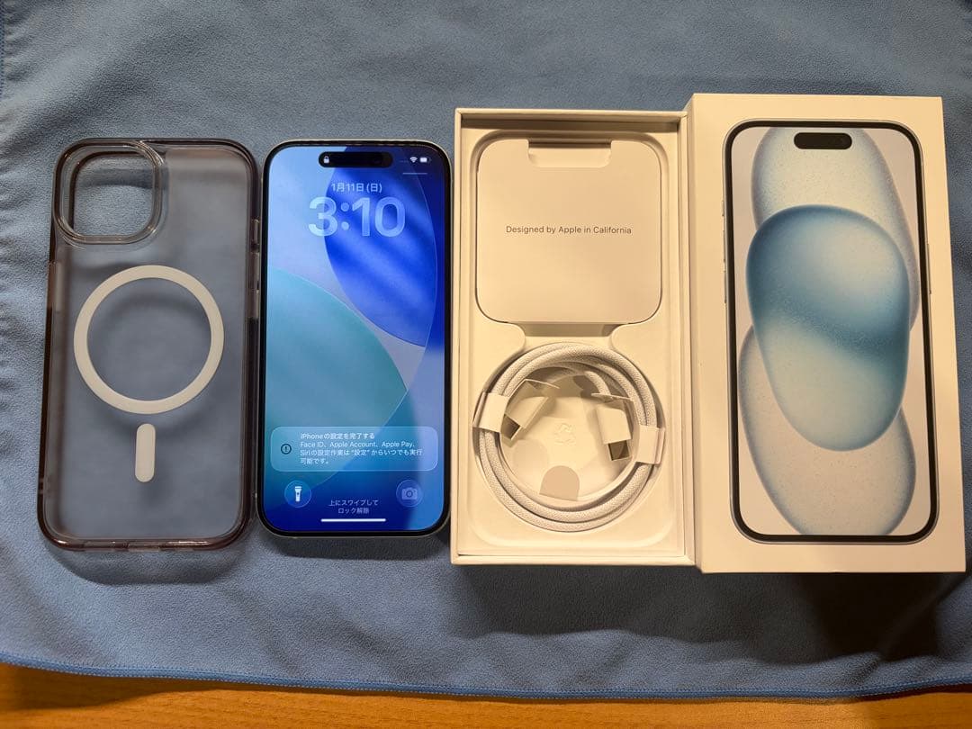 I*K様 iPhone 15 128GB ブルー