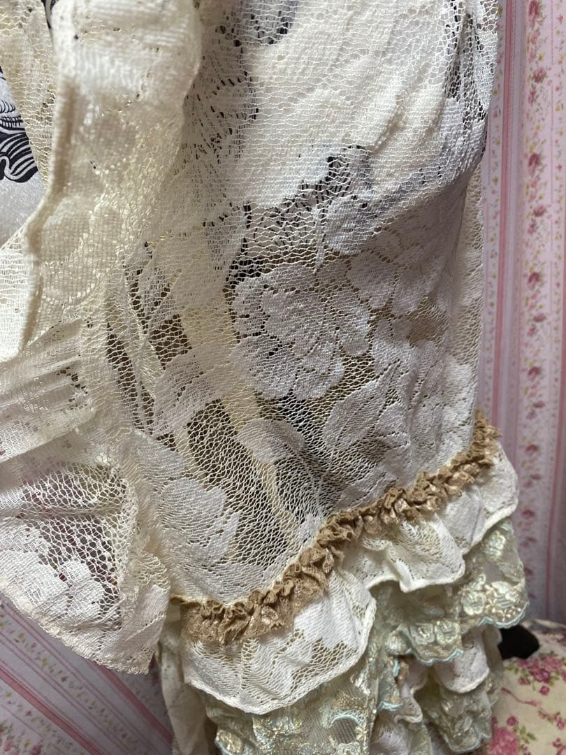 アトリエまりこシリーズハンドメイドo,+:。☆.*・+フリフリ♥️ロココ♥️エプロン