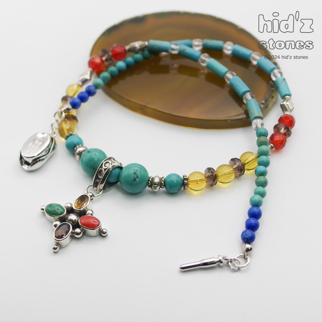 ◆一点もの天然石ネックレス:BeSC-001