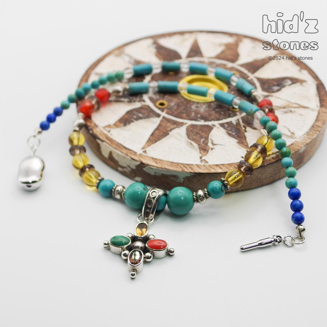 ◆一点もの天然石ネックレス:BeSC-001