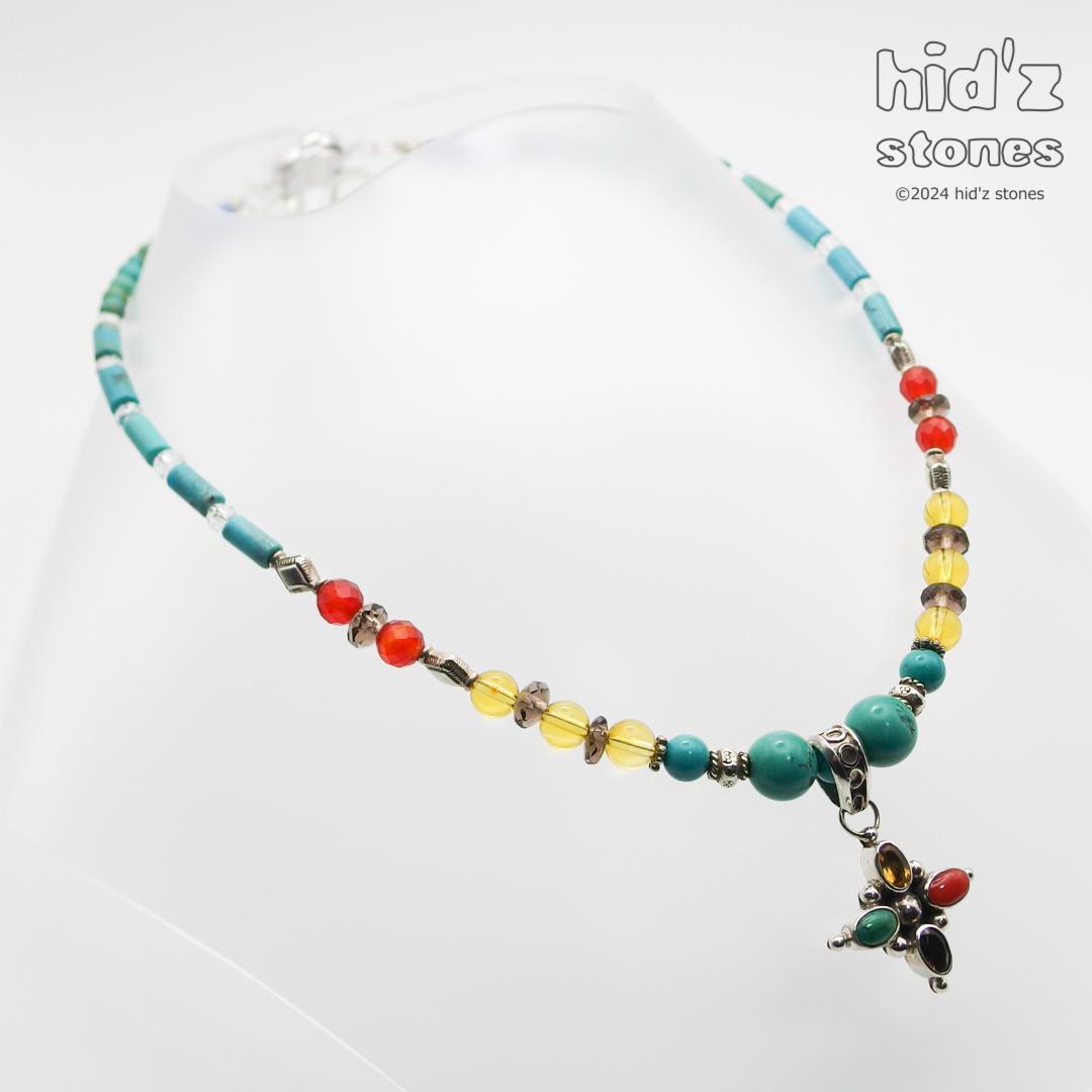 ◆一点もの天然石ネックレス:BeSC-001