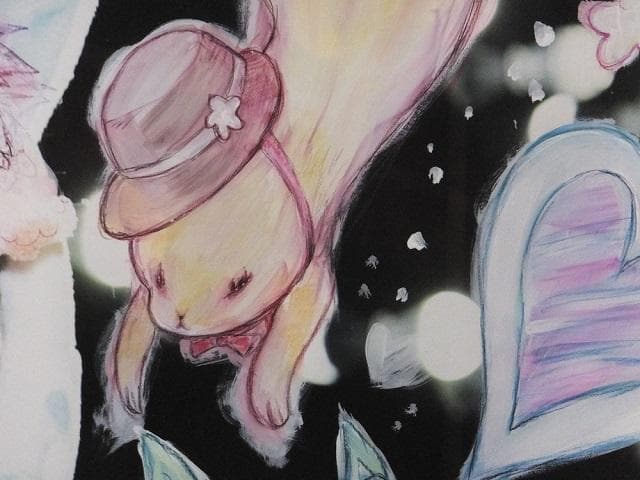 現代アート 温井裕子　直筆サイン『Girl✖Graffiti』40号大1127F