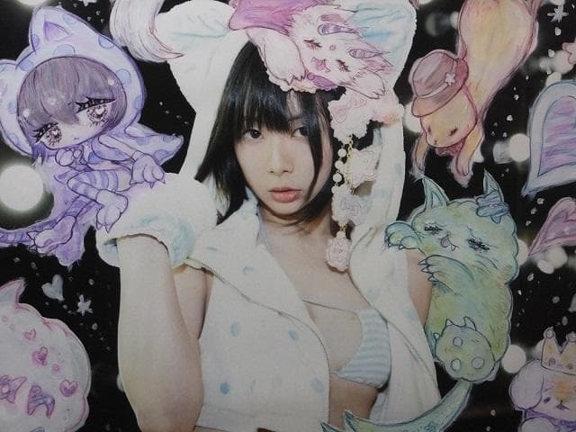 現代アート 温井裕子　直筆サイン『Girl✖Graffiti』40号大1127F