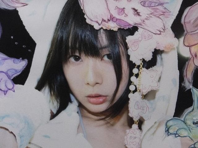 現代アート 温井裕子　直筆サイン『Girl✖Graffiti』40号大1127F