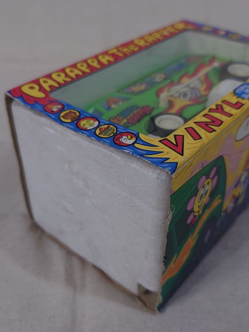 パラッパラッパー ヴァイナルキラー レコードプレーヤー 自走式 ミニカー 当時物