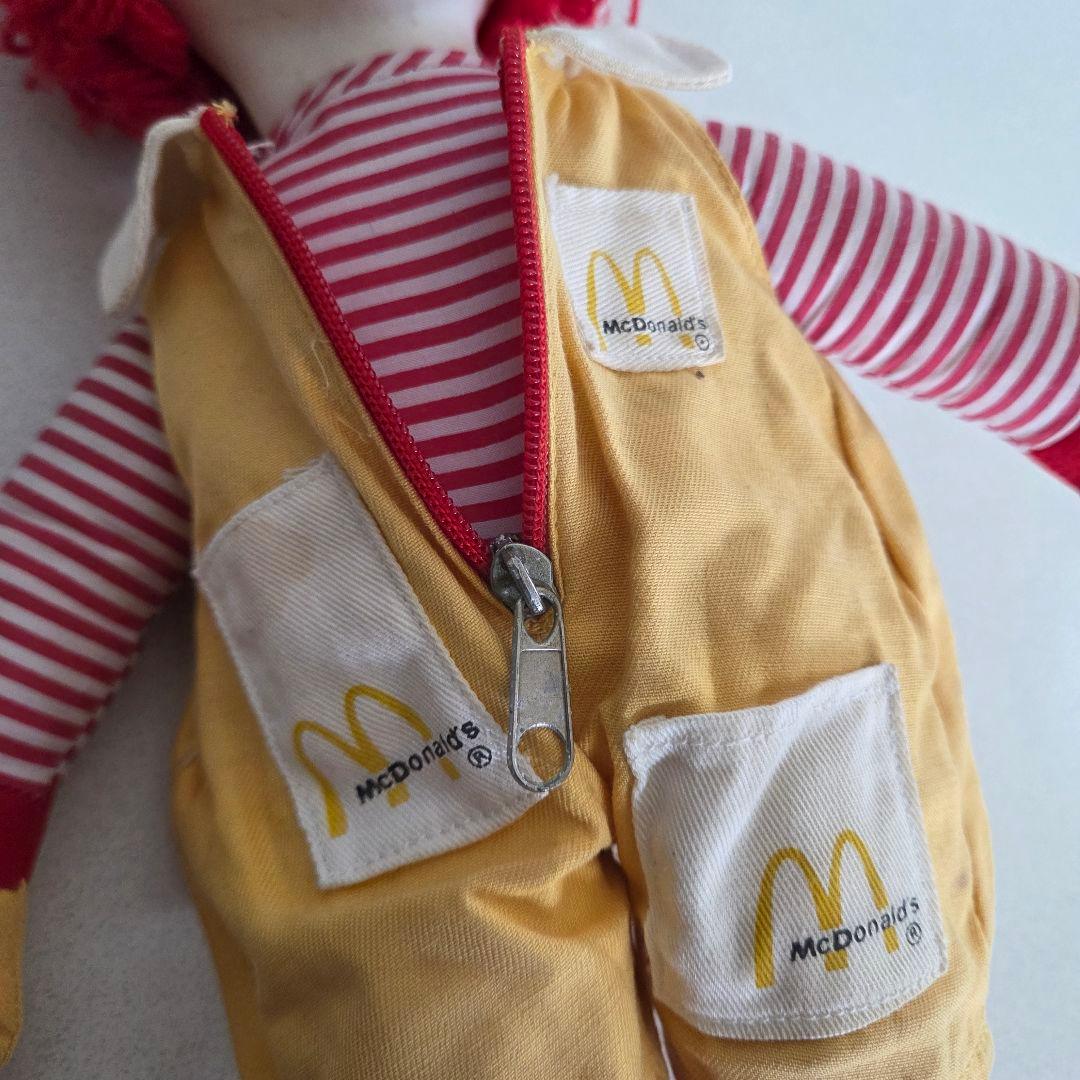 激レア70s ロナルドマクドナルド ドール USA企業物 ヴィンテージ40cm
