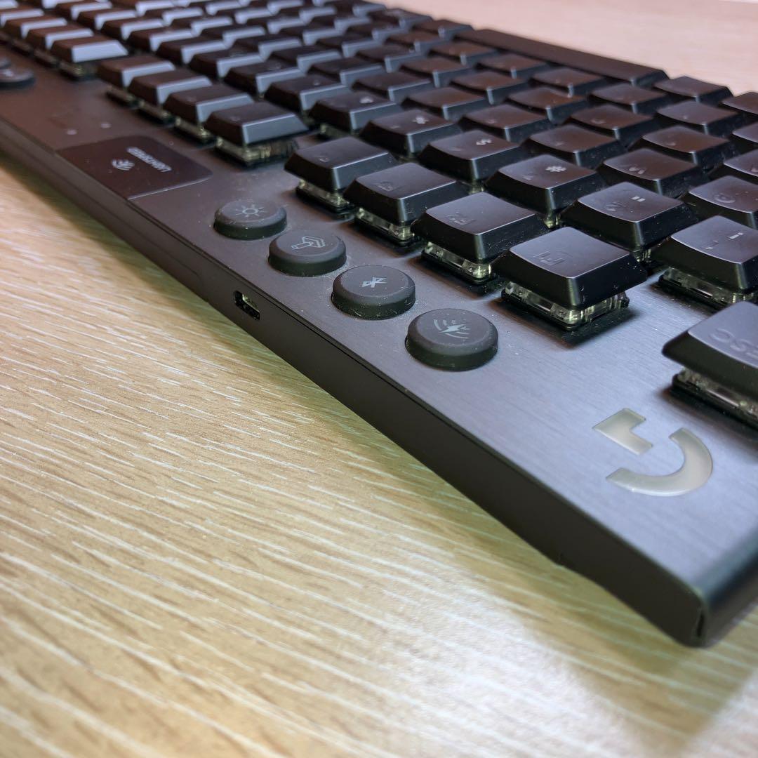 Logicool G913 TKL キーボード本体・USBレシーバー・ケーブル