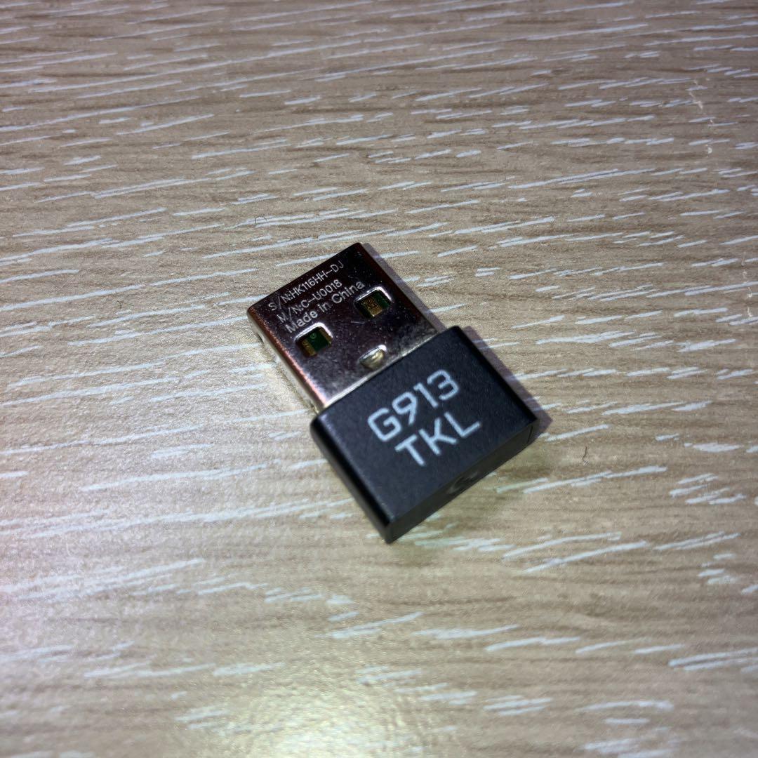 Logicool G913 TKL キーボード本体・USBレシーバー・ケーブル