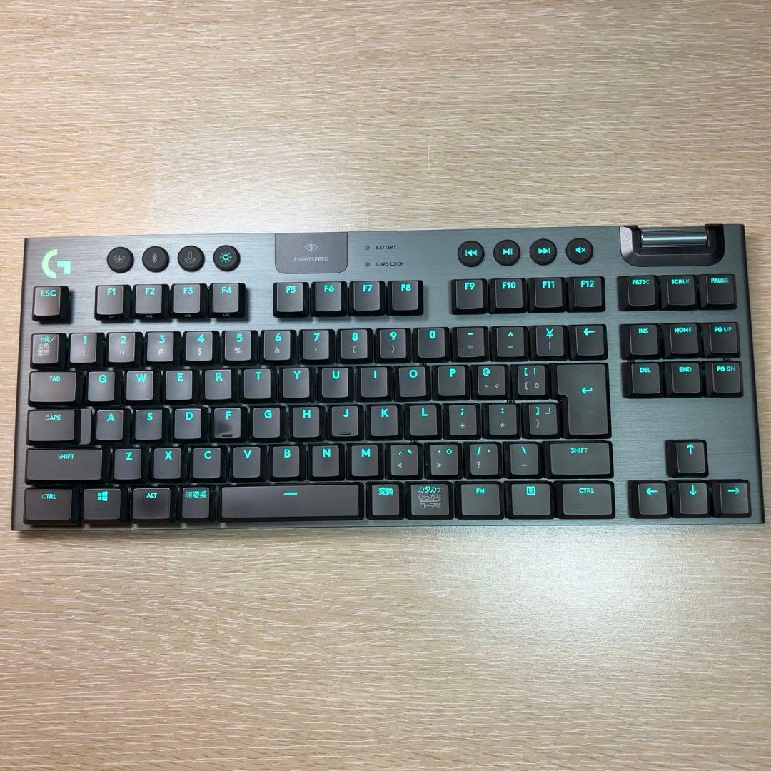 Logicool G913 TKL キーボード本体・USBレシーバー・ケーブル
