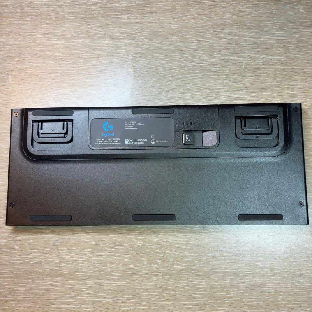 Logicool G913 TKL キーボード本体・USBレシーバー・ケーブル