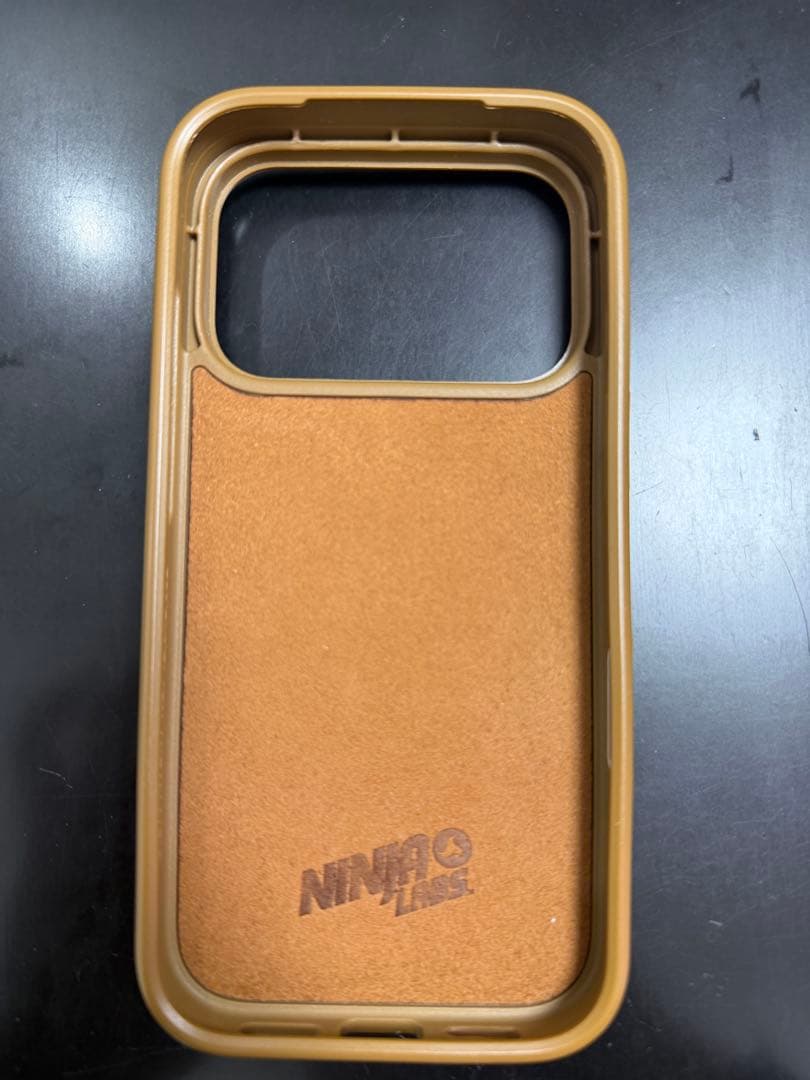 Ninja Labs スマホケース iPhone17 Pro ブラウン/クリア