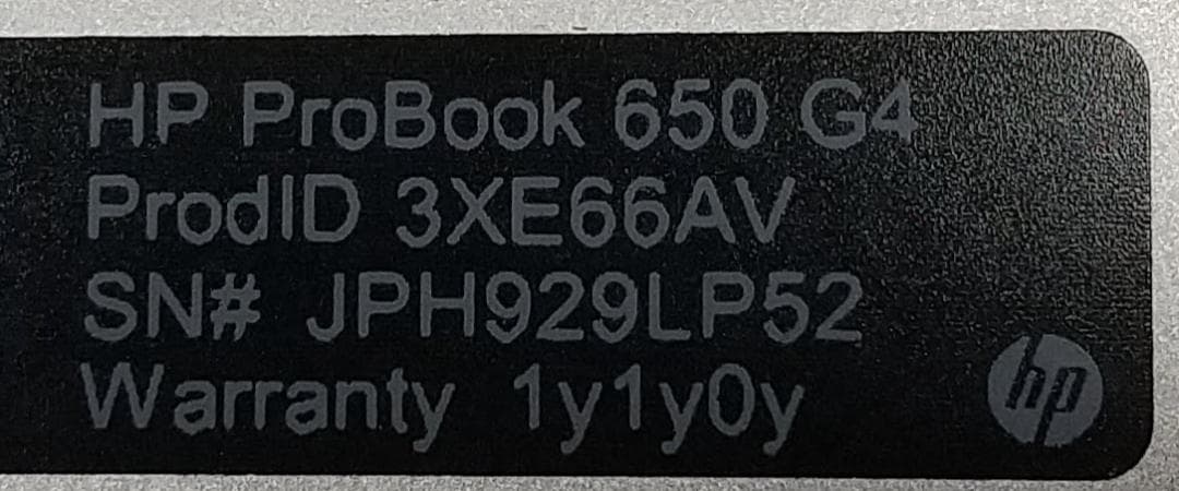 HP 650 G4 8世代 i3 Win11 16GB Office付き