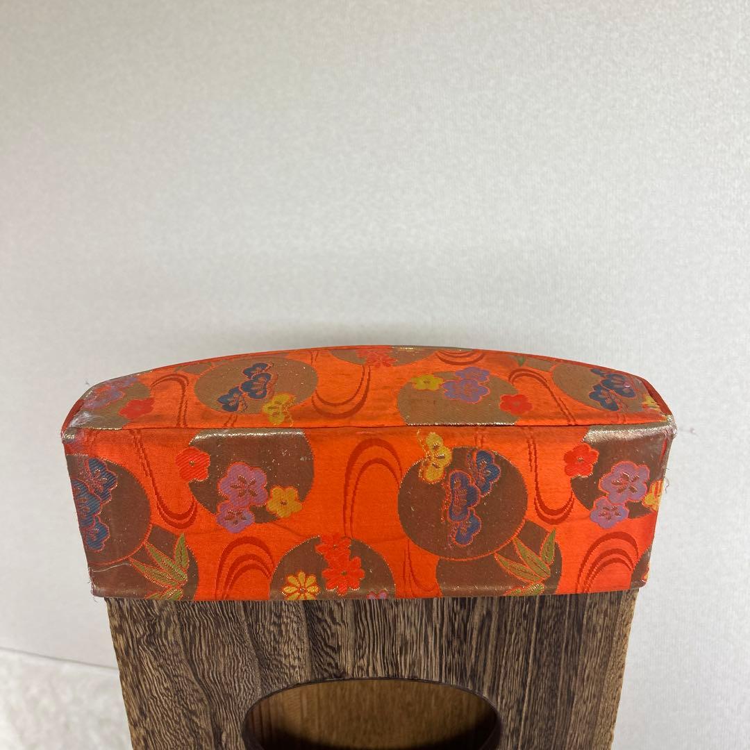 【美品】送料込み　お琴　箏 13弦 オレンジ装飾 和楽器 木製