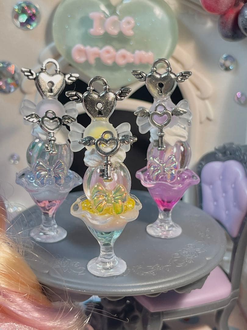ゆめかわcafeブリリアントキャンディKeyパフェプリンセスブルー