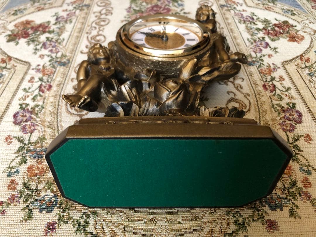 CITIZENエンゼルローズ＃ロココ調置き時計