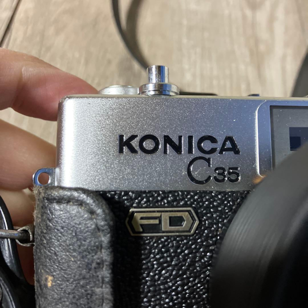 3F 【昭和レトロ】Konica C35 FD フィルムカメラ 名機 F1.8