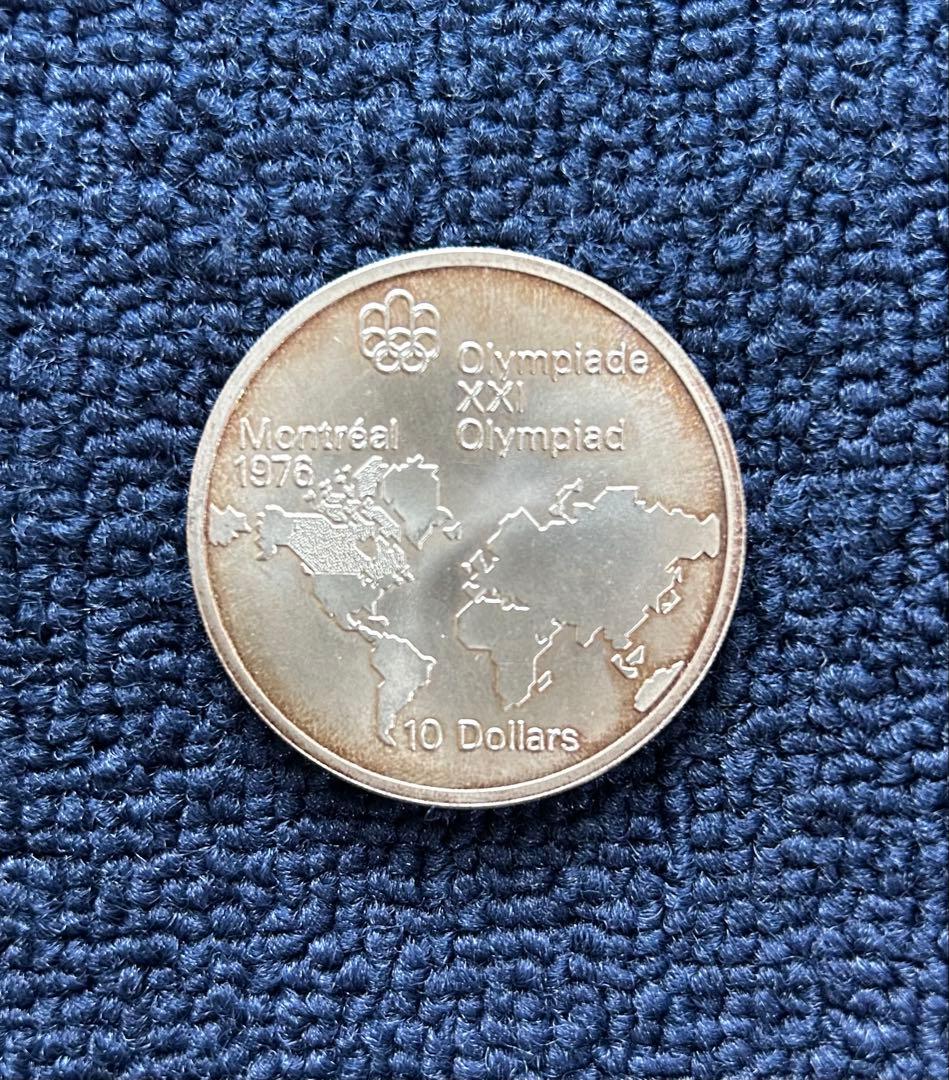 1976年 カナダ・モントリオールオリンピック記念超大型銀貨