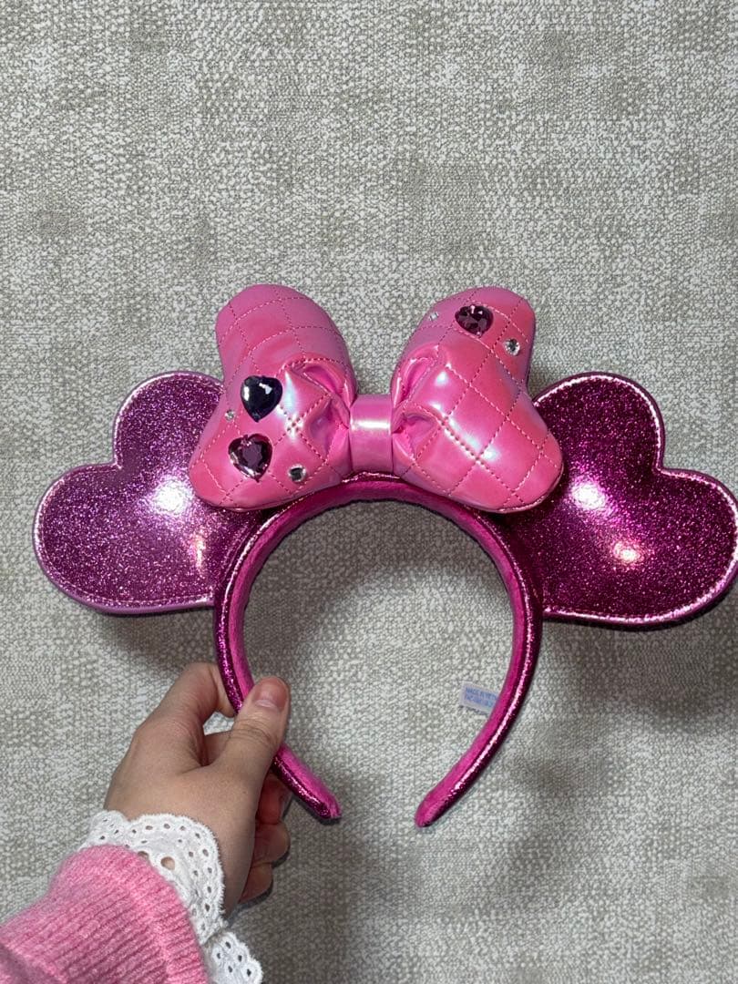 ミニーパルパルーザカチューシャ ハートリング ポシェット