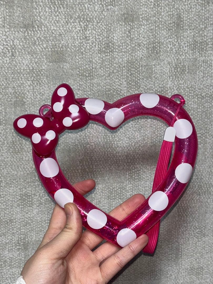 ミニーパルパルーザカチューシャ ハートリング ポシェット