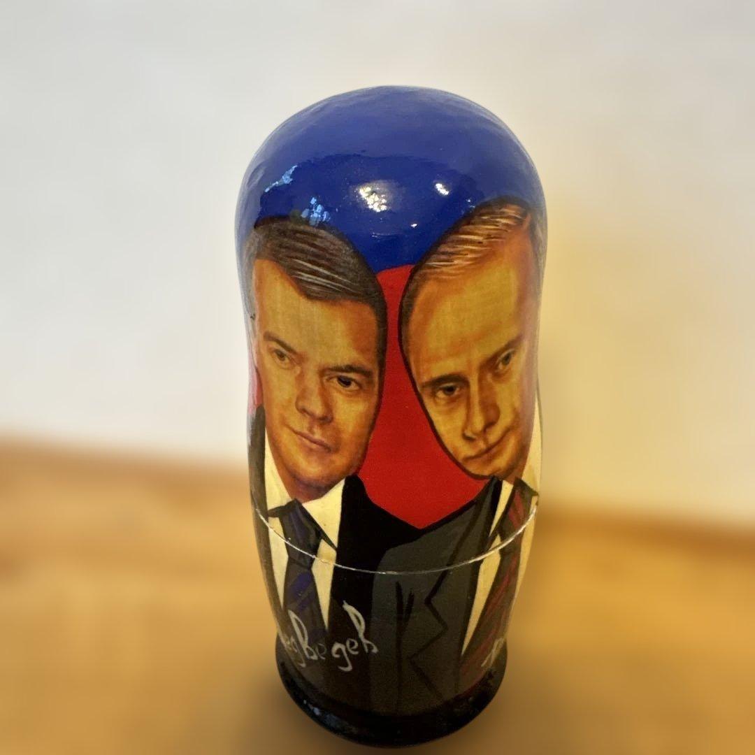 【ロシア歴代大統領 】マトリョーシカ 5個セット
