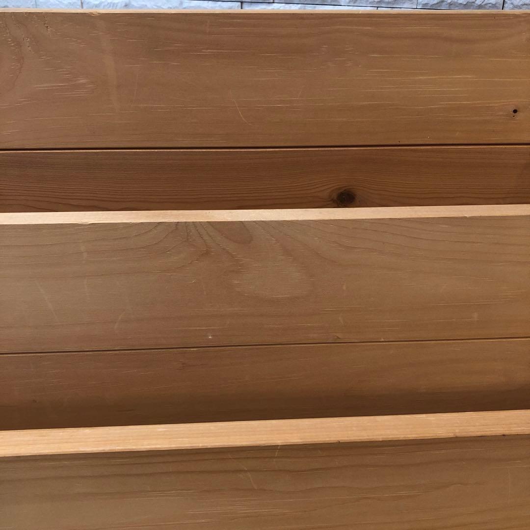 木製本棚 3段 オープンシェルフ