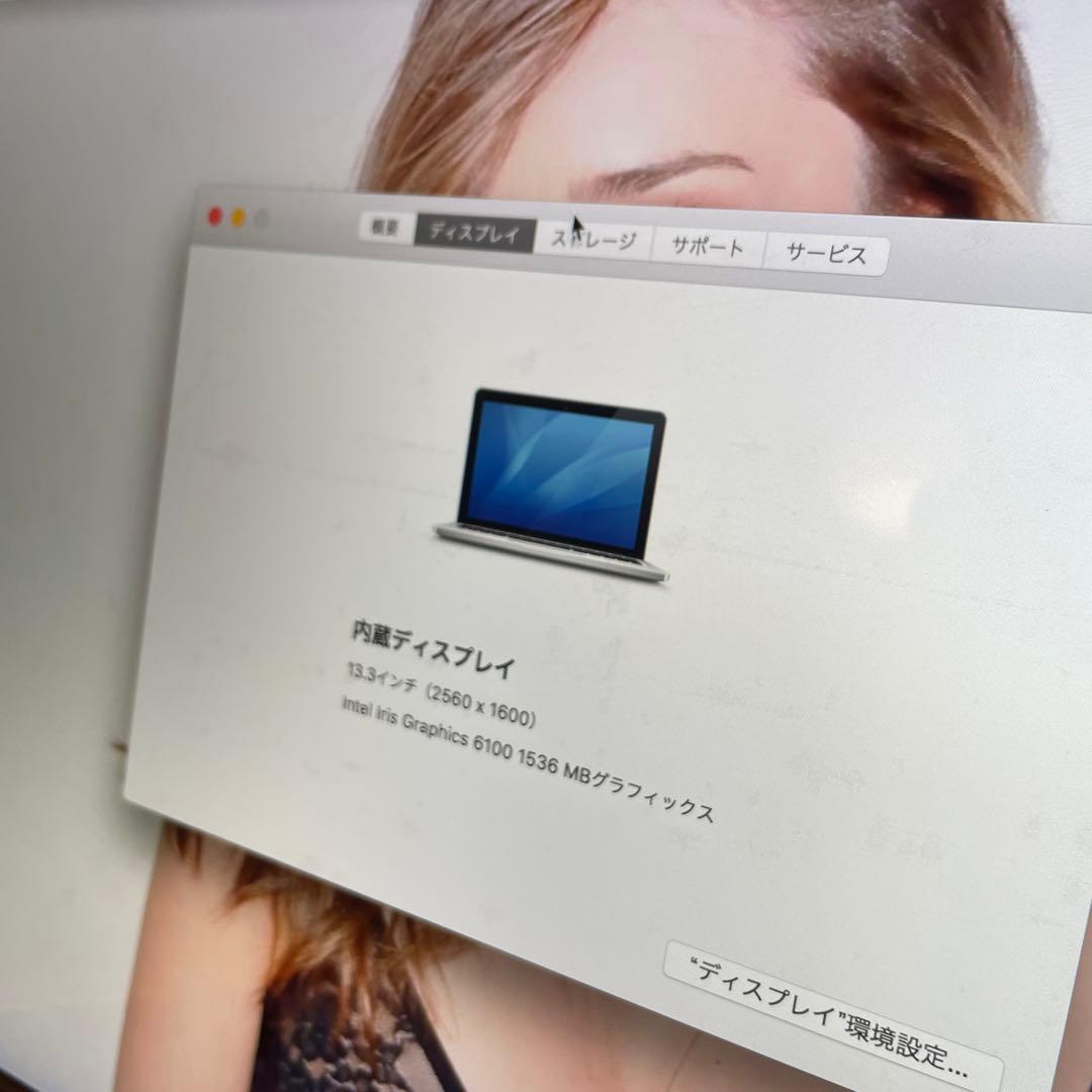 MacBook Pro シルバー ステッカー付き　箱無し