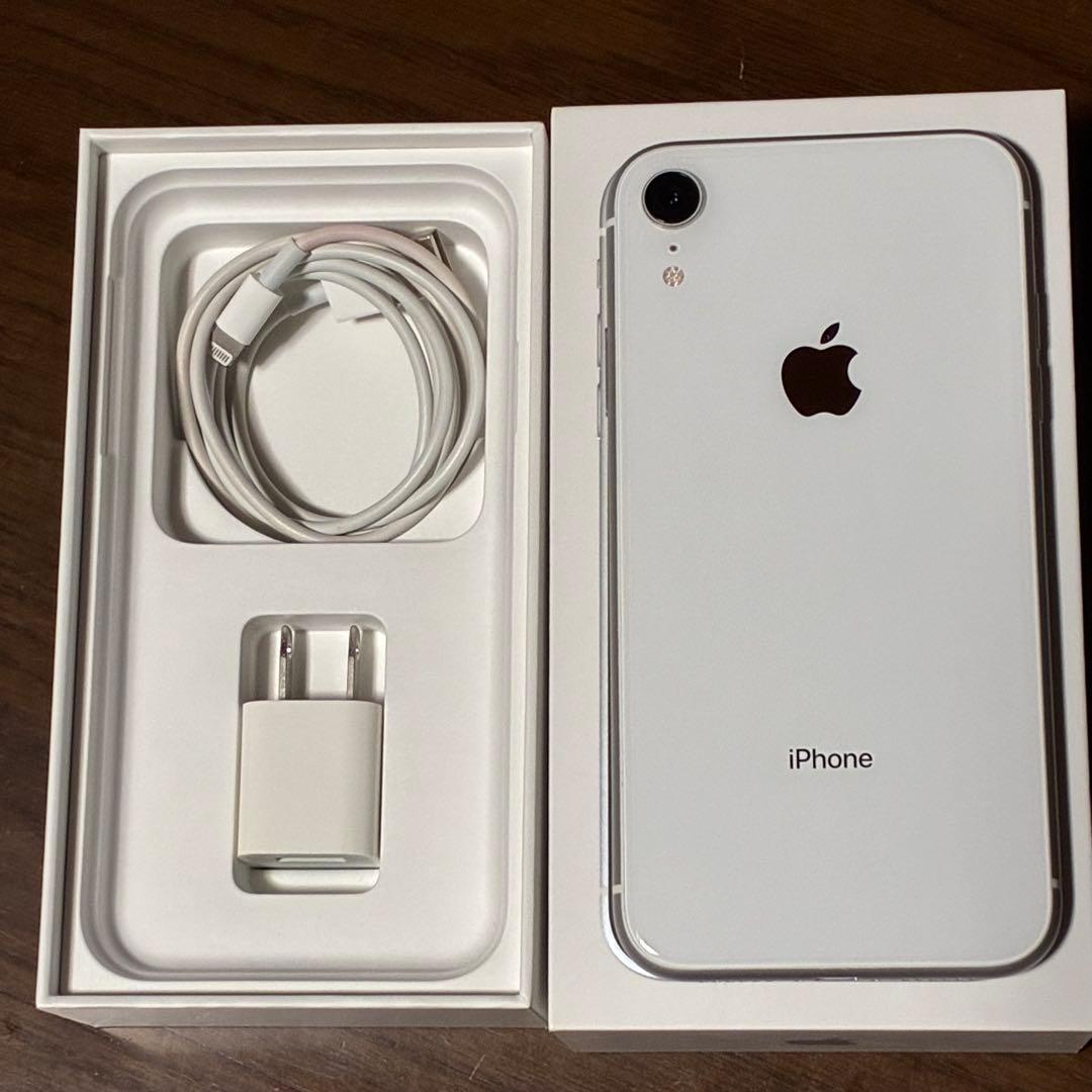 iPhoneXR ホワイト 64GB バッテリー86％