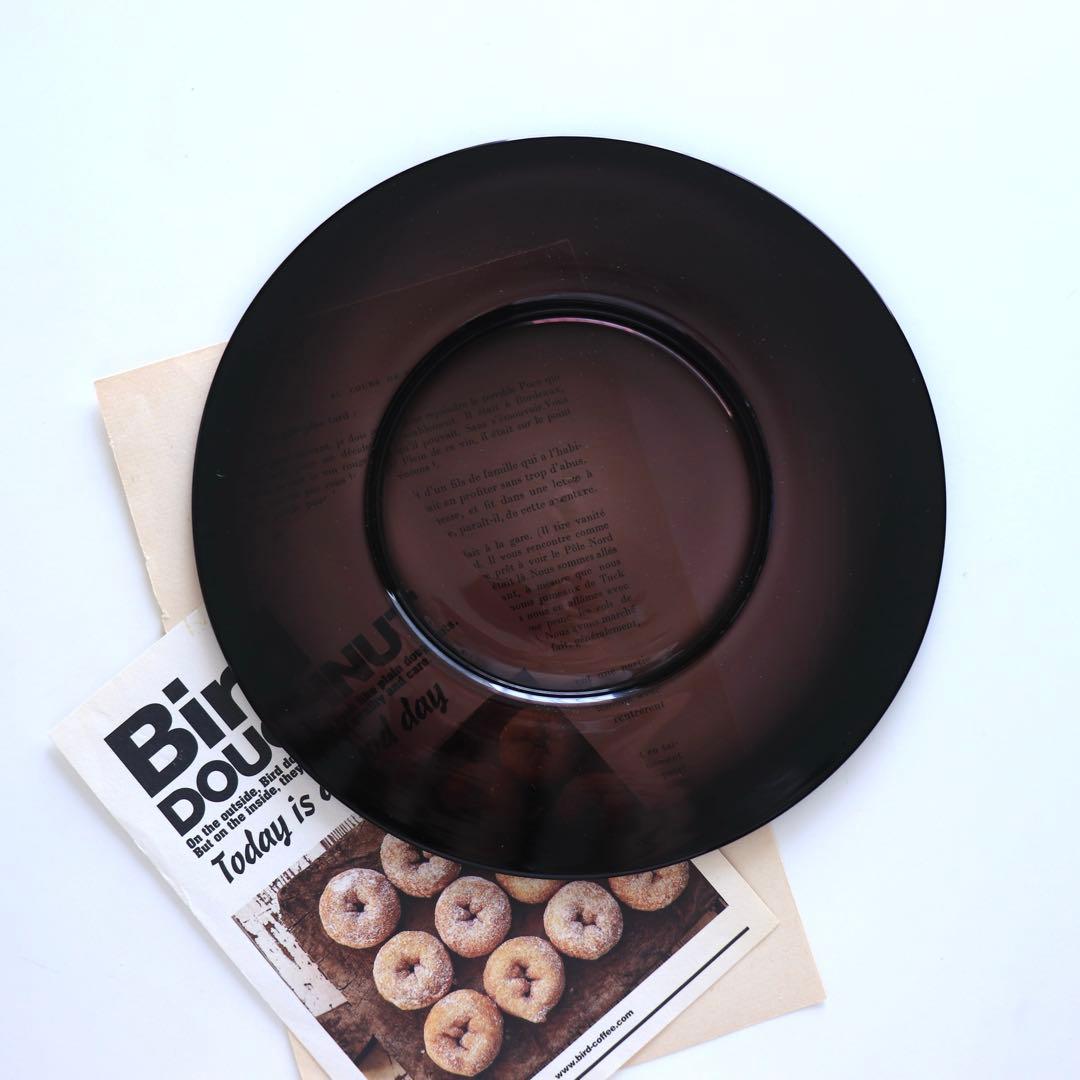 3/1限定価格 ☆人気ガラス作家　黒川登紀子　ガラスプレート　黒