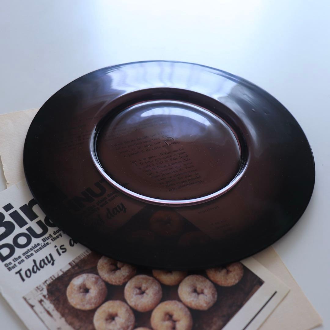 3/1限定価格 ☆人気ガラス作家　黒川登紀子　ガラスプレート　黒