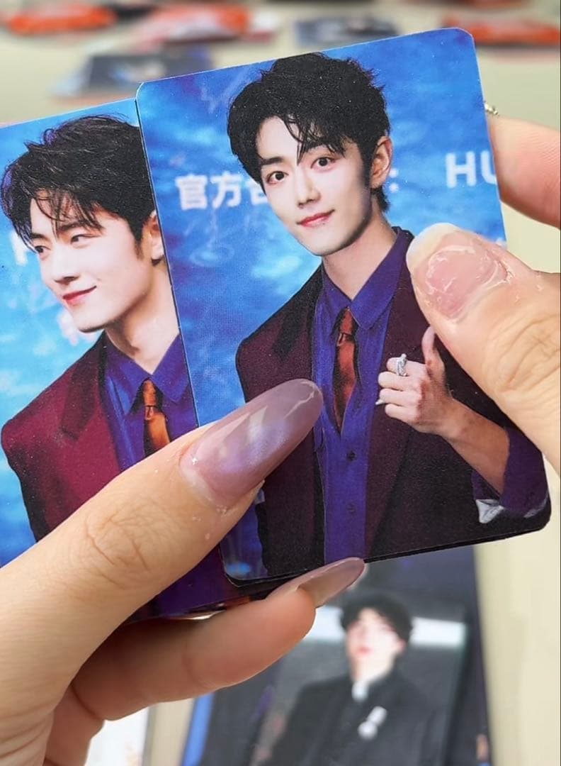 肖戦キラキラ満天星A6ポスター　4セット❣️全43枚+32枚ミニカード❣️確認用