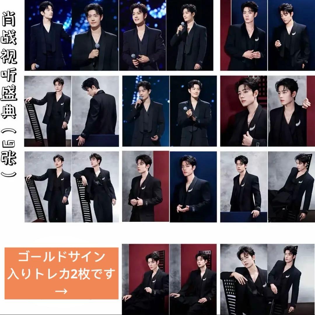 肖戦キラキラ満天星A6ポスター　4セット❣️全43枚+32枚ミニカード❣️確認用